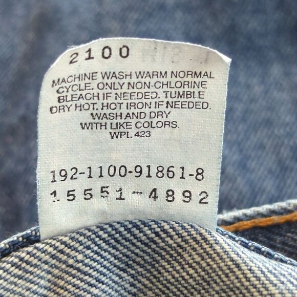 Vintage Y2K Levi’s 550 Relaxed Fit Jeans Women’s 12 Miss High Rise Tapered Leg - Picture 9 of 14